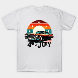 4th Of July - Cadillac T-Shirt